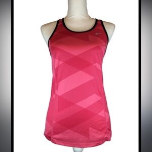 Nike Dri-Fit Pink Criss Cross Training Workout Tank Top Womens Sz Small